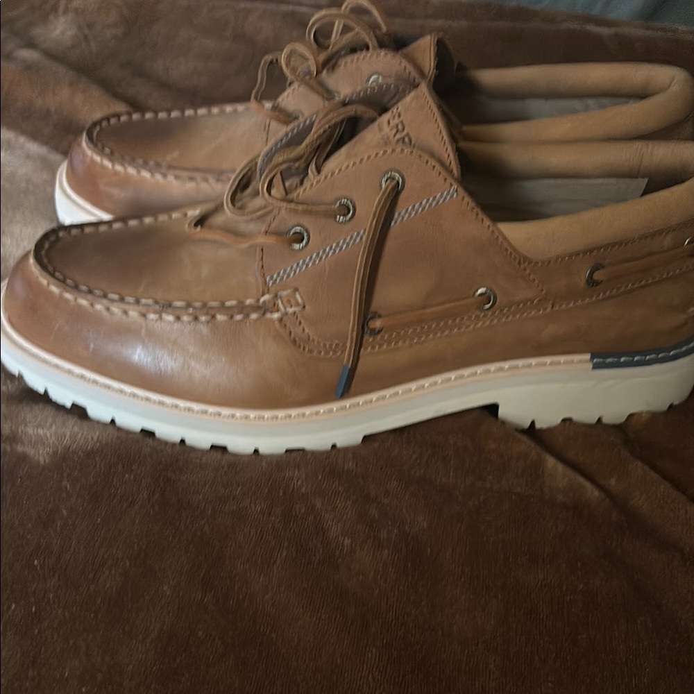 Sperry Brown Boat Shoes - Picture 2 of 4